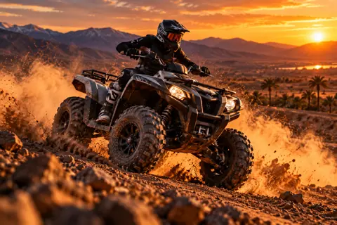 Quad automatique Grizzly 700 · Stunt Cross Marrakech